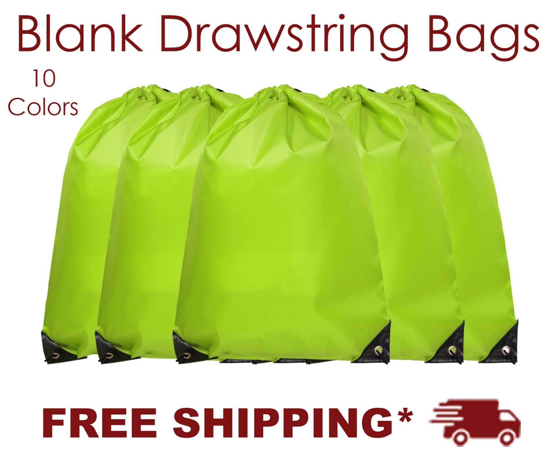 Limettengrüner Turnbeutel, Rucksack Mit Kordelzug, Benutzerdefinierter Turnbeutel von BlanksStopHere