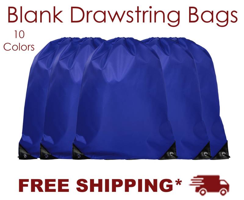 Royal Blauer Turnbeutel, Rucksack Mit Kordelzug, Personalisierter Turnbeutel von BlanksStopHere