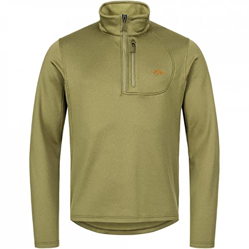 Blaser Mens Drain Halfzip - Dark Olive von Blaser