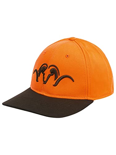 Blaser Striker Kappe Orange - Jagdkappe mit Logo-Bestickung aus 100% Baumwolle - Drückjagdkappe, Größe:L/XL von Blaser