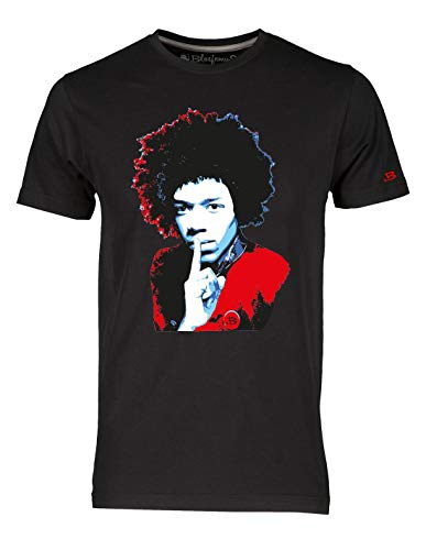 Blasfemus Herren T-Shirt - Jimi Hendrix, Schwarz Large von Blasfemus