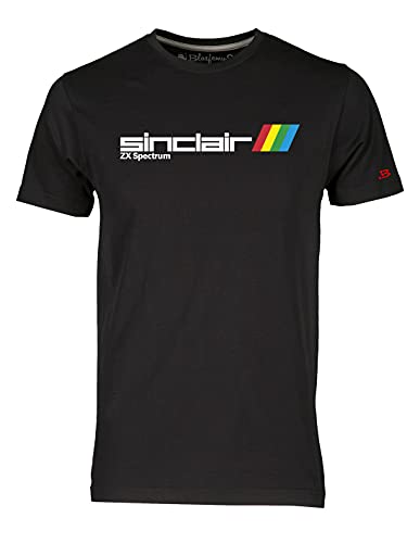 Blasfemus ZX Herren-T-Shirt Spectrum Sinclair 80er Jahre Vintage Nerd, Schwarz , Large von Blasfemus