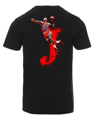 Blasfemus The Last Dance Herren T-Shirt - J 23 Champions Basketball NBA Basketball, Schwarz , Small von Blasfemus