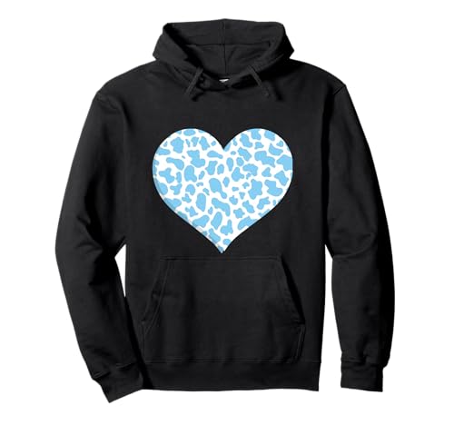 blaues Kuhmuster - herzblaues Kuhmuster für Männer und Pullover Hoodie blaues Kuhmuster - herzblaues Kuhmuster für Männer und Pullover Hoodie von Blau-weißes Kuh-Tiermuster-Kostüm