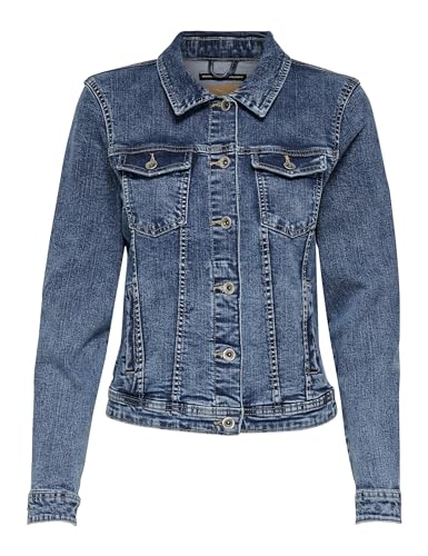 ONLY Damen ONLTIA Life DNM Jacket BB MB BEX02 15170682, Medium Blue Denim, 36 von ONLY