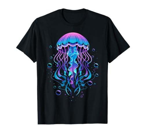 Quallen Kostüm Damen Unterwasser Meerestiere Meer Sea Fisch T-Shirt von Blaue Nesselqualle Blue jellyfish Qualle Medusa