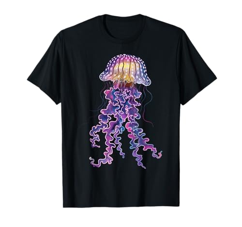 Quallen Kostüm Damen Unterwasser Meerestiere Meer Sea Fisch T-Shirt von Blaue Nesselqualle Blue jellyfish Qualle Medusa