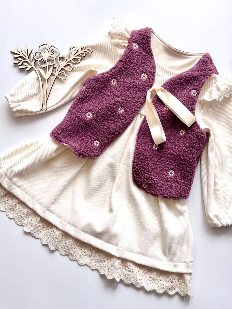 Teddyweste, Kuschelige Weste Für Mädchen von BlauePerle