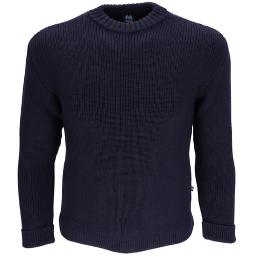 Blauer Peter - Merino-Rundhals-Troyer - Pullover - 10 Farben, Farbe:Marine, Größe:56 von Blauer Peter