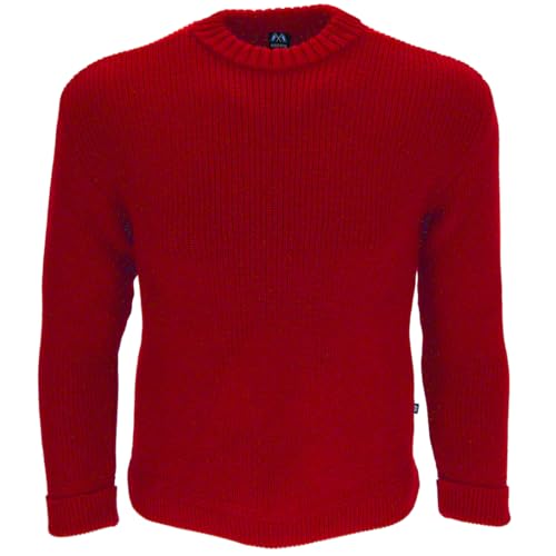 Blauer Peter - Rundhals-Troyer - Pullover - Schurwolle - 9 Farben, Farbe:Rot, Größe:52 Blauer Peter - Rundhals-Troyer - Pullover - Schurwolle - 9 Farben, Farbe:Rot, Größe:52 von Blauer Peter