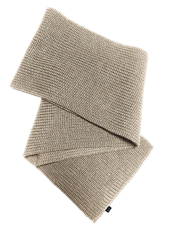 Blauer Peter Strickschal, aus Schurwolle in Perlfang-Optik von Blauer Peter