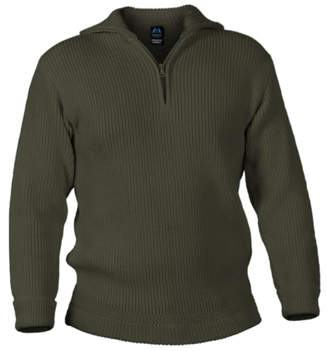 Blauer Peter - Troyer - Pullover - Schurwolle - 9 Farben, Farbe:Oliv, Größe:48 Blauer Peter - Troyer - Pullover - Schurwolle - 9 Farben, Farbe:Oliv, Größe:48 von Blauer Peter