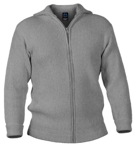 Blauer Peter - Troyer - Strickjacke - Merino - 10 Farben, Farbe:Hellgraumeliert, Größe:60 Blauer Peter - Troyer - Strickjacke - Merino - 10 Farben, Farbe:Hellgraumeliert, Größe:60 von Blauer Peter