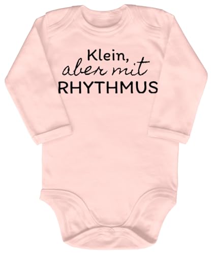 Blauer-Storch Baby Body in Apricot Klein, aber mit Rhythmus, Musik im Herz Geschenk zur Geburt, Nachwuchs in der Musiker Familie Langarm Bio Baumwolle Blauer-Storch Baby Body in Apricot Klein, aber mit Rhythmus, Musik im Herz Geschenk zur Geburt, Nachwuchs in der Musiker Familie Langarm Bio Baumwolle von Blauer-Storch