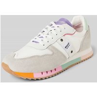 Blauer USA Sneaker im Colour-Blocking-Design Modell 'MELROSE' in Hellgrau, Größe 37 von Blauer USA