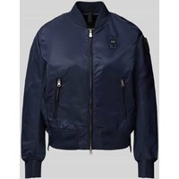 Blauer Usa Bomberjacke mit Reißverschlusstaschen Modell 'LAURIE' in Dunkelblau, Größe XL Blauer Usa Bomberjacke mit Reißverschlusstaschen Modell 'LAURIE' in Dunkelblau, Größe XL von Blauer Usa
