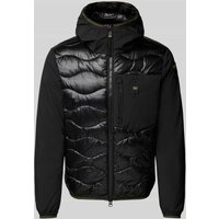 Blauer Usa Daunenjacke mit Label-Patch Modell 'ALBERT' in Black, Größe XXL von Blauer Usa