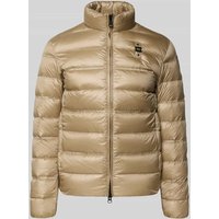 Blauer Usa Daunenjacke mit Zweiwege-Reißverschluss Modell 'BELMONT' in Sand, Größe XXL von Blauer Usa