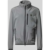 Blauer Usa Jacke mit Stehkragen Modell 'DEWAR' in Silber, Größe XXL von Blauer Usa