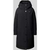 Blauer Usa Mantel mit Label-Detail Modell 'ARGYLLE' in Black, Größe XXL von Blauer Usa