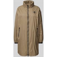 Blauer Usa Mantel mit Reißverschlusstaschen Modell 'MARION' in Beige, Größe L von Blauer Usa