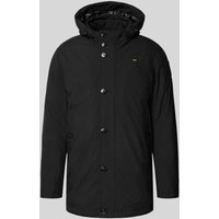Blauer Usa Daunenjacke mit Kapuze Modell 'CHESTER' in Black, Größe L von Blauer Usa