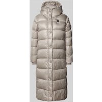 Blauer Usa Regular Fit Steppmantel mit Kapuze in Hellgrau, Größe L von Blauer Usa