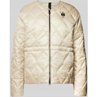 Blauer Usa Steppjacke mit Label-Badge Modell 'TAFT' in Beige, Größe XL Blauer Usa Steppjacke mit Label-Badge Modell 'TAFT' in Beige, Größe XL von Blauer Usa