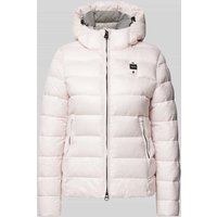 Blauer Usa Steppjacke mit Label-Badge in Rose, Größe XL von Blauer Usa