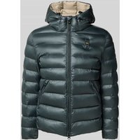 Blauer Usa Steppjacke mit Zweiwege-Reißverschluss Modell 'ADAMS' in Graphit, Größe XL von Blauer Usa