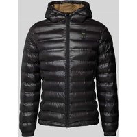 Blauer Usa Steppjacke mit Zweiwege-Reißverschluss Modell 'CHARLES' in Black, Größe XL von Blauer Usa