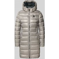 Blauer Usa Steppmantel in Midi-Länge Modell 'Adelaide' in Hellgrau, Größe XS von Blauer Usa