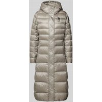 Blauer Usa Steppmantel mit Kapuze in Hellgrau, Größe XS von Blauer Usa