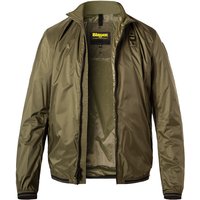 Blauer. USA Herren Blouson grün Mikrofaser unifarben von Blauer. USA