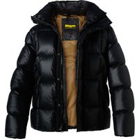 Blauer. USA Herren Jacke schwarz Mikrofaser unifarben von Blauer. USA