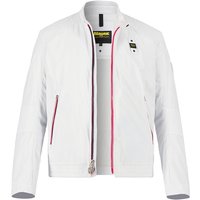 Blauer. USA Herren Jacke Weiß Mikrofaser unifarben von Blauer. USA
