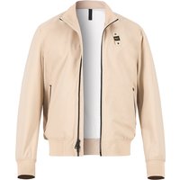 Blauer. USA Herren Blouson beige Mikrofaser unifarben von Blauer. USA