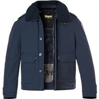Blauer. USA Herren Jacke blau Mikrofaser unifarben von Blauer. USA