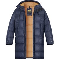 Blauer. USA Herren Parka blau Mikrofaser unifarben von Blauer. USA