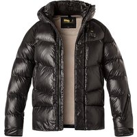 Blauer. USA Herren Steppjacke schwarz Nylon unifarben von Blauer. USA