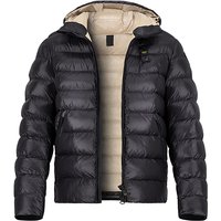 Blauer. USA Herren Steppjacke schwarz Nylon unifarben von Blauer. USA