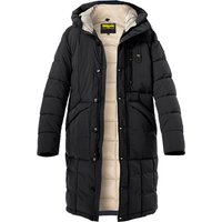 Blauer. USA Herren Steppmantel schwarz Mikrofaser unifarben von Blauer. USA
