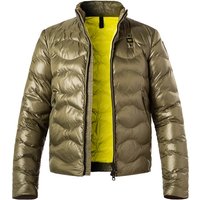 Blauer. USA Herren Steppjacke grün Mikrofaser unifarben von Blauer. USA