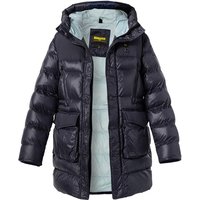 Blauer. USA Herren Steppmantel blau Mikrofaser unifarben von Blauer. USA