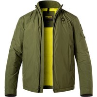 Blauer. USA Herren Jacke grün Mikrofaser unifarben von Blauer. USA