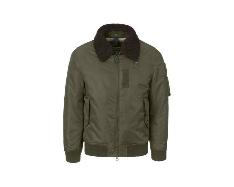 Blauer Bomberjacke Marshall Herren Übergangsjacke, Sweatjacke, Sportjacke, Windjacke, Jacket von Blauer