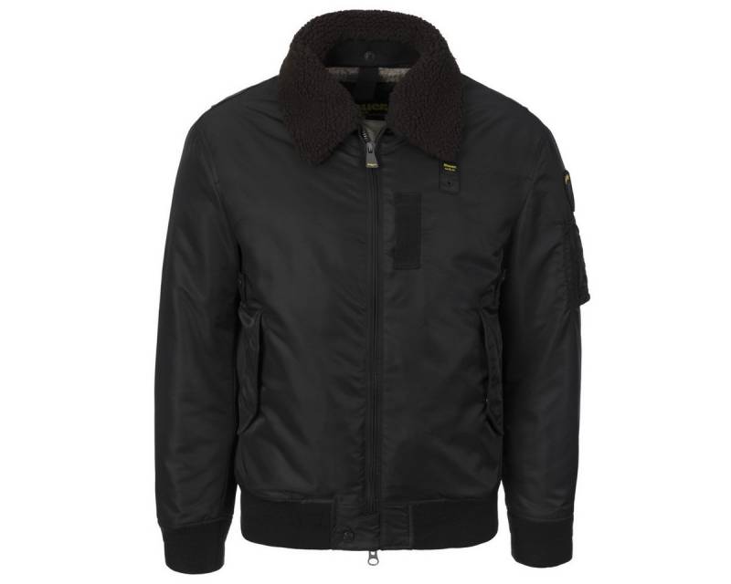 Blauer Bomberjacke Marshall Herren Übergangsjacke, Sweatjacke, Sportjacke, Windjacke, Jacket von Blauer