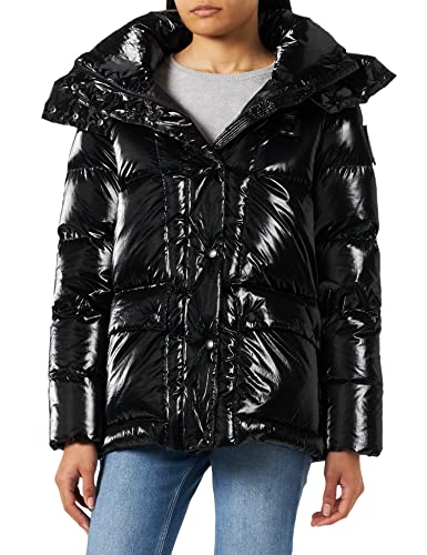 Blauer Damen Kurzjacke mit Federfüllung Steppjacke, 999 Schwarz, Medium von Blauer