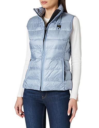 Blauer Damen Smanicati Imbottito Piuma Steppjacke, 840 dunkelblau, M von Blauer