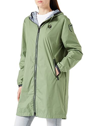 Blauer Damen Wasserabweisend/Lange, gefütterte Trench Trenchcoat, 732 Grün Loden, Medium von Blauer